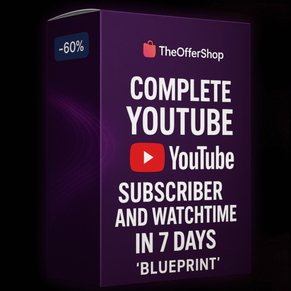 Complete YouTube Subscriber & Watchtime in 7 Days – “Blueprint” ????
